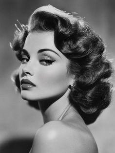 a black and white photo of a woman's face