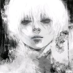 a black and white photo of a woman with her eyes closed