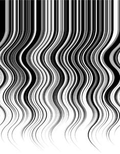an abstract black and white background with wavy lines