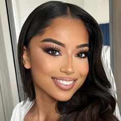 Beautyrash on Instagram: "🌹 B R I D E J À S M I N E 🌹 Makeup & hairstyle Extensions @emilie_jfr Fox eyes @beauty_rash Brunch @chronobrush eyebrow @anastasiabeverlyhills eye shadow @makeupbymario fake eyelashes @shein Soin @maccosmeticsfrance face powder @hudabeautyshop Powder @charlottetilbury lipstick @glambymajha" Embreigh Makeup, Brown Eye Soft Glam, Natural Full Glam, Brown Eyes Soft Glam, Soft Glam Fox Eye Makeup, Soft Glam Fox Eye, Abholive Soft Glam Palette, Soft Glam Mini, Soft Full Glam