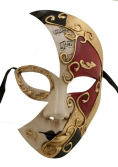 Venecian Masks, Fantasy Masks, Venetian Opera Mask, Black Fantasy Masks For Carnival, Metal Mask Masquerade, Eye Mask Design Masquerades, Black And Gold Mask, Elegant Black Theater Mask, Music Masquerade Mask