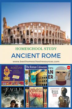 the cover of homeschool study ancient rome