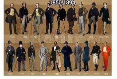 1800s Fashion By Decade, 19 Th Century Fashion Men, Mens Fashion History, 1800 Mens Fashion, 1865 Mens Fashion, 1800s Fashion Timeline, 19th Century Fashion Mens England, Mens Fashion History Timeline, 1815 Mens Fashion