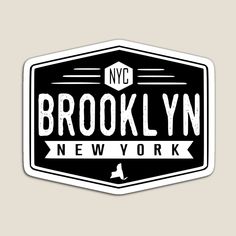 Brooklyn NYC magnet! Design also available on T-shirts, stickers and other products Tags - NYC, Brooklyn New York, Brooklyn NYC, New York City, BK Brooklyn New York Design, Brooklyn New York Logo, Brooklyn Logo Design, Brooklyn Name Design Sticker, Brooklyn Nyc Stamp, Bronx Themed Sticker, Brooklyn New York Stamp, Brooklyn Logo Png, Brooklyn Vintage Logo