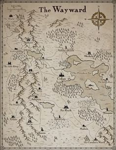 the map for the wayward