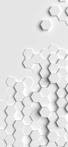 an abstract white background with hexagonal shapes