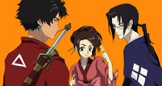 Mugen X Fuu Samurai Champloo, Mugen And Spike, Samurai Champloo Fuu X Mugen, Samurai Champloo Trio, Samurai Champloo Mugen And Jin, Samurai Champloo Pc Wallpaper, Jin And Mugen, Mugen Jin, Samurai Champloo Desktop Wallpapers