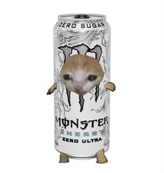 a can with an image of a mouse in it