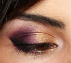 Bronze And Purple, Purple And Gold Eyeshadow, What Is Contour Makeup, Purple And Gold Eyes, Purple Bronze Eye Makeup, Purple And Golden Eye Makeup, Bronze And Purple Eye Makeup, Purple Gold Eyeshadow, Golden Purple Eye Makeup