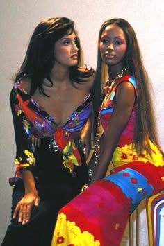 versace s/s 94 Models 90s, 90s Runway Fashion, Original Supermodels, 90s Models, 90s Supermodels, 90s Model, Outfits Casual, Naomi Campbell, Gianni Versace
