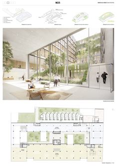M25 | Calle Müller 25 - C4C Architecture Portfolio Layout, Collective Housing, Corridor Design, Architecture Design Presentation, Architecture Blueprints, Library Architecture, Architecture Concept Diagram, Maqueta Arquitectura, Dibujo Arquitectonico