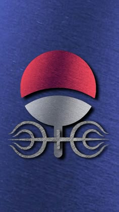 an image of the emblem on a blue background that looks like it has been designed