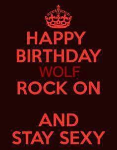 Wolf birthday Glittery Quotes, Happy Birthday Wolf, Scene Culture, Text Memes, Birthday Images, Reaction Pictures, How To Be Outgoing, Puns, I Laughed