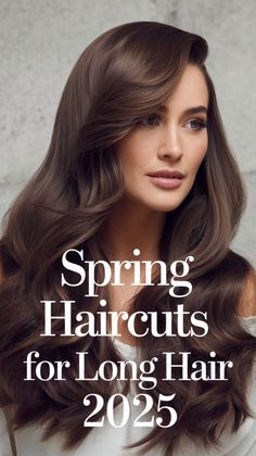 Step into spring 2025 with this luxurious long haircut featuring voluminous brunette waves! Perfect for creating a polished, glamorous look, this style is ideal for formal events or everyday sophistication. Embrace timeless elegance with these soft, flowing layers. 💕 Long Haircut 2025, Layered Haircuts For Women, Long Length Hair, Spring Haircuts, Long Hair Tutorial, Hair Catalog, Long Hair Updo, Medium Long Hair, Super Long Hair