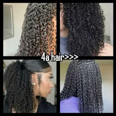 Types Of Hair 4a, 4a Gair, Dry 4a Hair, 4a Curly Hair Styles, Defined 4a Hair, 4a Hair Cuts, 4 A Curly Hair, 4a Hair Long, Curly Hair Hairstyles 3c