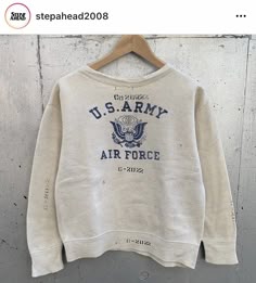 Vintage Military Apparel Ideas, Retro Military Apparel Collection, Vintage Military Graphics, Vintage Military Apparel, Vintage Army Sweatshirt Men, Vintage Army Sweatshirt, Vintage Military Vehicle Apparel, Vintage Army Hoodie, Vintage Military Issue Graphics