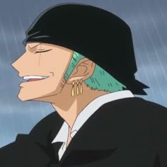 Zoro Suit Pfp, Zoro One Piece Side Profile, Zoro Suit, Funny Zoro Pfp, Zoro Pfp Fanart, Roronoa Zoro Side Profile, Zoro Side Profile, Zoro Dressrosa, Zoro One Piece Smile
