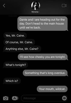 two texts are shown with the same person's face and one is talking to each other