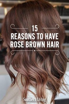 Rose Brown Hair Color Brunettes, How To Get Rose Brown Hair, Rosy Brown Hair, Dusty Rose Brown, Rosey Brown Hair Color, What Color Is Rose Brown, Rose Brown Hair Color, Rose Brown Hair Color Formula, Subtle Rose Gold Hair Brunette