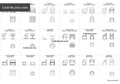 the basic furniture diagram for each room in this house, it is easy to draw