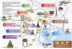 a map showing the locations of major tourist attractions in asia and other parts of the world