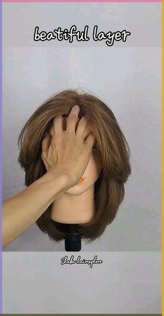 LAYER HAIRSTYLEtutorialhaircutlayered haircut Three Step Layer Cut, Haircuts For Less Volume Hair Women, V Cut On Short Hair, Layered Haircuts For Volume, Square Layered Haircut, Butterfly Layered Haircut Short, How To Do Layered Hair, Types Of Hair Cut, Latest Hair Cut