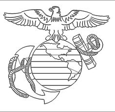 the united states marine seal coloring page