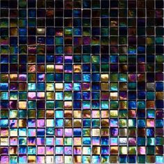 an image of colorful glass tiles on the wall