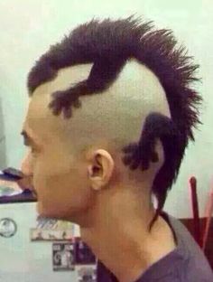 Amazing H/C Bad Haircut, Punk Hair, Hair Raising, Crazy Hair, Salon Style, Weird Animals, Bad Hair, Hair Humor, Vignette