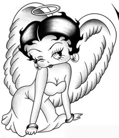 Betty Boop Tattoos, Cholo Art, Chicano Drawings, Betty Boop Art, Betty Boop Pictures, Graffiti Style Art, Chicano Art, Graffiti Drawing, Tattoo Design Book