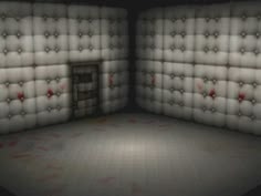 the room is dimly lit and empty for people to see