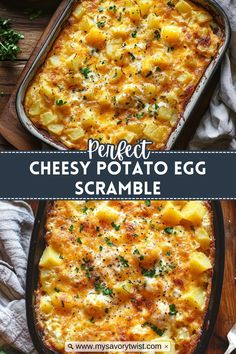 Start your day right with this cheesy, savory potato and egg scramble that’s both filling and flavorful. Popular Breakfast Recipes, Easy Skillet Meals, Beach Meals, Cheesy Potatoes, Seafood Dinner, Breakfast Brunch Recipes, Breakfast For Dinner, Scrambled Eggs, Hearty Breakfast