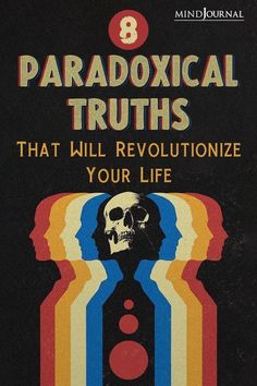 the book cover for paraoxical truths that will revolutionize your life, with an image of a skull