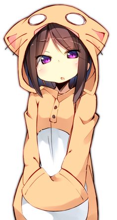 Cat Hoodie Cat Onesie Drawing, Cute Anime Onesie, Anime Onesie Drawing, Cute Anime Hoodie Drawing, Cat Onesie Anime, Chibi Onesie Drawing, Anime Onesie, Chibi In Onesie, Chibi In A Hoodie