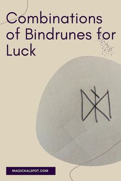 a close up of a piece of paper with writing on it and the words combinations of bindures for luck