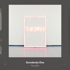 an image of a neon sign that says somebody else