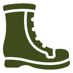 a pair of green rubber boots with white outstratches on the soles