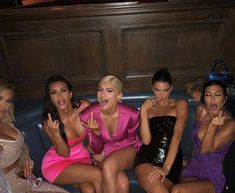 What's the latest in the world of celebrity? We're all hearing about the break up between Kourtney Kardashian and Younes Bendjima and of course we're OBSESSED. The couple have been together since 2016 but sources say that Kourtney is happier than ever, and why shouldn't she be? Kourtney is showing us that break ups don Kardashian Party Aesthetic, Kardashian Picture Wall, Kylie Jenner Picture Wall, Kardashian Photo Wall, Kris Jenner Photo Wall, Kardashian Pink Aesthetic, Kardashians Poster, Kardashian Sisters Aesthetic, Kardashians Group Photo