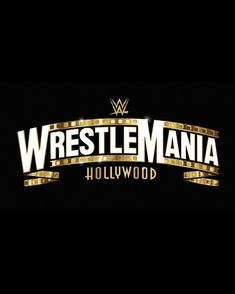 the logo for wrestle mania hollywood