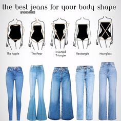 Fashion Selection 🦄💕 | Scarf Hack 😍 1-3? @iamtassanalaapey | Instagram Jeans For Body Type, Outfit According To Body Shape, Jeans For Body Type Shape, Jeans For Your Body Type, Jeans For Triangle Body Shape, Types Of Jeans Body Shapes, Jeans Body Type, Body Shape Fashion Guide, New Design Jeans
