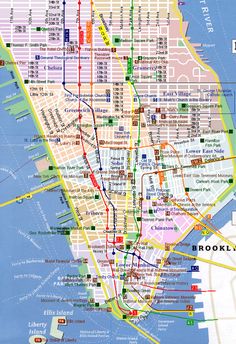 a map of the city of brooklyn, new york
