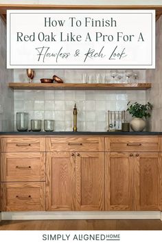 Discover how to finish red oak with my tested perfect red oak stain method for a beautiful & rich look with my latest DIY wood staining tips and tricks blog post. Whether you’re working on staining a red oak dining table, refinishing red oak cabinets, or updating red oak flooring, this DIY wood staining techniques blog post will teach you the best methods to achieve a rich, even finish that enhances the natural beauty of the wood. Save for later or click the link to read more today!