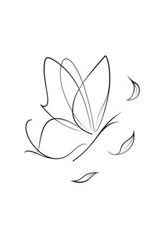 a black and white drawing of a lotus flower