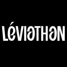 the levitation logo is white on black