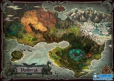 an image of a map that looks like it is from the video game balderia