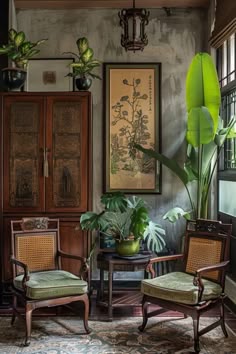 #decor #asian #chinese #livingroom #greenaries #oriental #retro #soothing