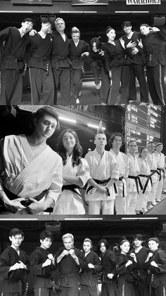 black and white photos of people in uniforms