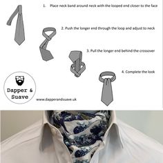 How To Tie An Ascot, How To Tie A Cravat, Tie A Cravat, Tying A Cravat, Ascot How To, How To Wear A Cravat, How To Wear A Cravat Tie, How To Style A Cravat, How To Put On A Cravat