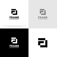 Logo of Frame Department with geometric design elements.