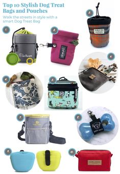 the top 10 stylish dog treat bags and pouches to pack in style with